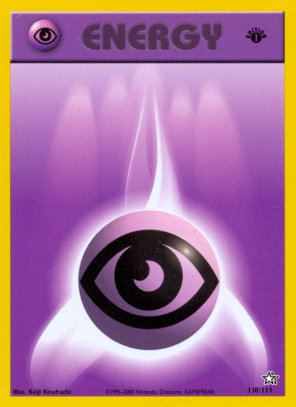 Psychic Energy (110/111) [Neo Genesis 1st Edition]