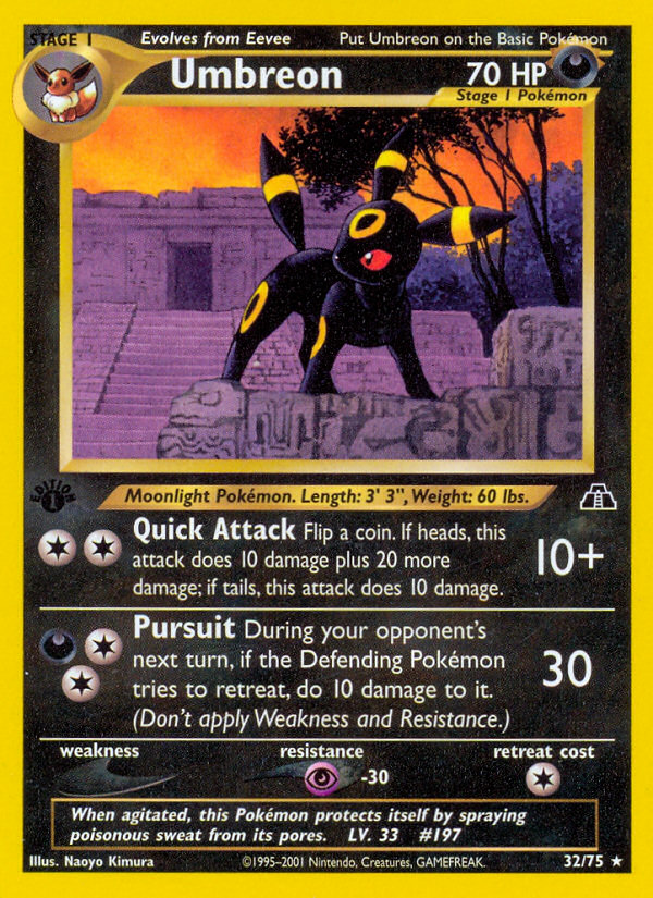 Umbreon (32/75) [Neo Discovery 1st Edition]