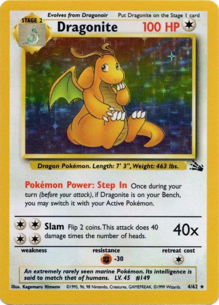 Dragonite (4/62) [Fossil Unlimited]
