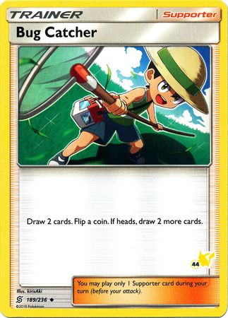 Bug Catcher (189/236) (Pikachu Stamp #44) [Battle Academy 2020]