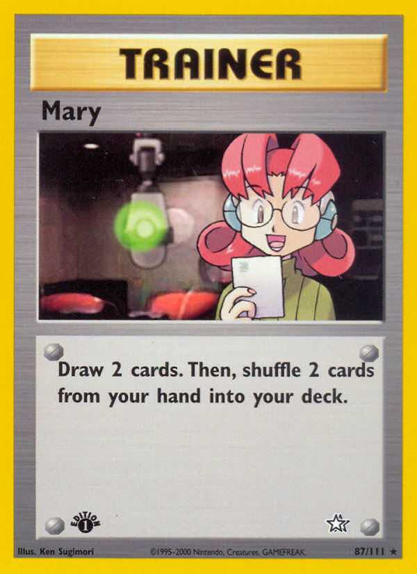 Mary (87/111) [Neo Genesis 1st Edition]
