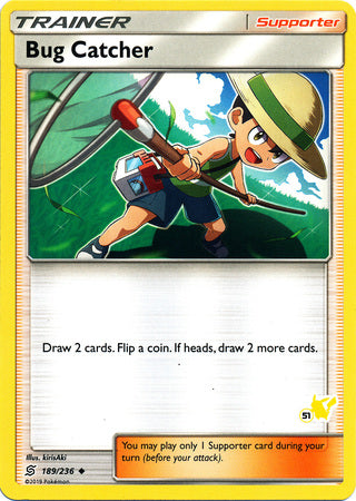 Bug Catcher (189/236) (Pikachu Stamp #51) [Battle Academy 2020]