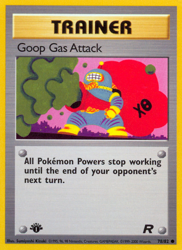 Goop Gas Attack (78/82) [Team Rocket 1st Edition]