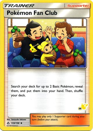 Pokemon Fan Club (133/156) (Pikachu Stamp #28) [Battle Academy 2020]